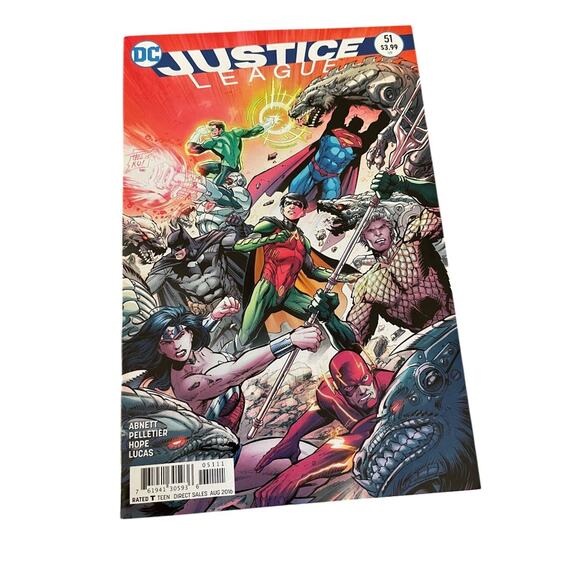 DC Justice League #51-52 Jurgens Grummett Abnett Pelletier - Picture 4 of 12